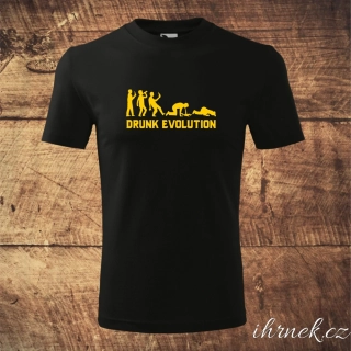 Tričko pánské Drunk Evolution - více barev