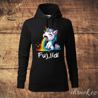 Mikina dámská Fuj, lidi - NOVÝ DESIGN